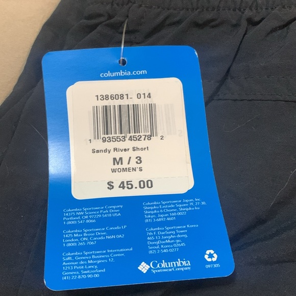 NWT Columbia Sandy River Shorts - Picture 3 of 3